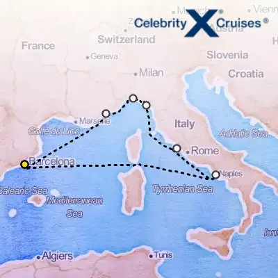 August 23rd, 2025  - Italy & French Riviera Cruise on the Celebrity Ascent