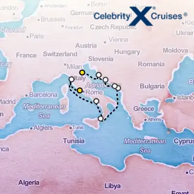 June 8th, 2026  - Best of Italy & Croatia Cruise on the Celebrity Constellation