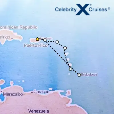 February 20th, 2027  - Southern Caribbean Cruise on the Celebrity Constellation