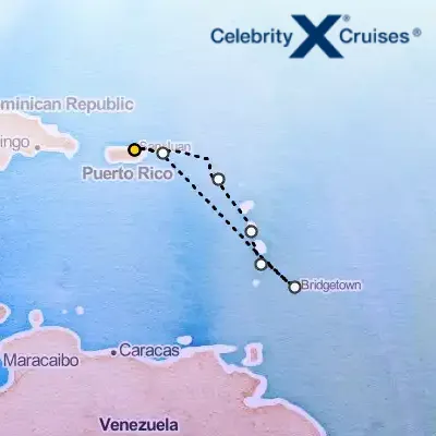 January 2nd, 2027  - Southern Caribbean Cruise on the Celebrity Constellation