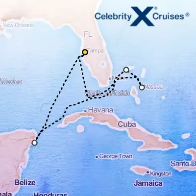 January 4th, 2026  - Western Caribbean & Bahamas Cruise on the Celebrity Constellation