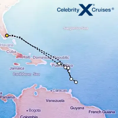 December 12th, 2026  - Ultimate Southern Caribbean Cruise on the Celebrity Eclipse