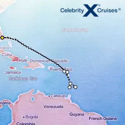 March 12th, 2027  - Best of Southern Caribbean Cruise on the Celebrity Eclipse