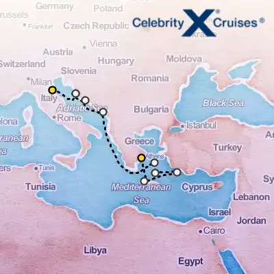 October 10th, 2025  - Greek Isles & Adriatic Cruise on the Celebrity Eclipse