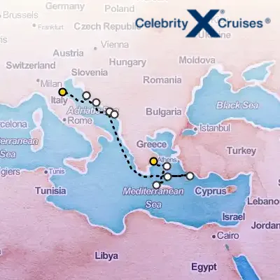 September 29th, 2025  - Greek Isles & Adriatic Cruise on the Celebrity Eclipse
