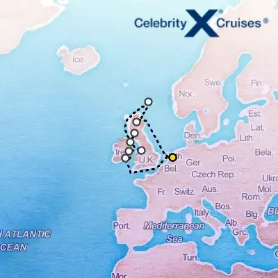 July 3rd, 2026  - British Isles Cruise on the Celebrity Eclipse
