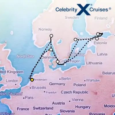 June 21st, 2026  - Best of Scandinavia Cruise on the Celebrity Eclipse