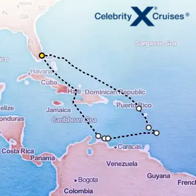 January 17th, 2027  - Ultimate Southern Caribbean Cruise on the Celebrity Eclipse