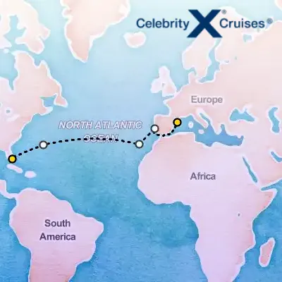 October 30th, 2025  - Western Europe Transatlantic Cruise on the Celebrity Eclipse
