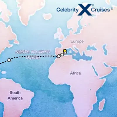 November 10th, 2026  - Spain & Bermuda Transatlantic on the Celebrity Eclipse
