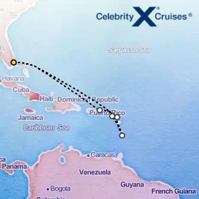 April 2nd, 2027  - Antigua, St. Lucia & St. Thomas Cruise on the Celebrity Eclipse