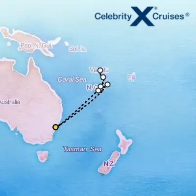 January 2nd, 2027  - South Pacific Cruise on the Celebrity Edge