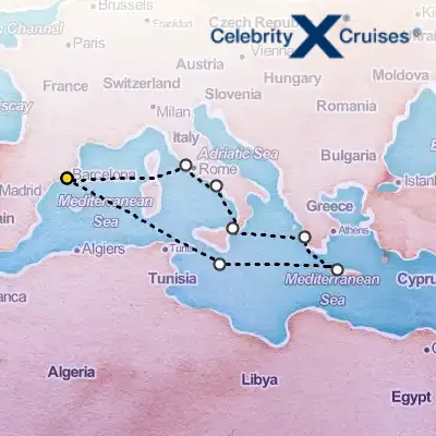 November 9th, 2026  - Greece, Italy & Malta Cruise on the Celebrity Equinox