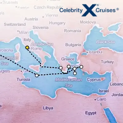 September 12th, 2026  - Greek Isles & Turkey Cruise on the Celebrity Equinox