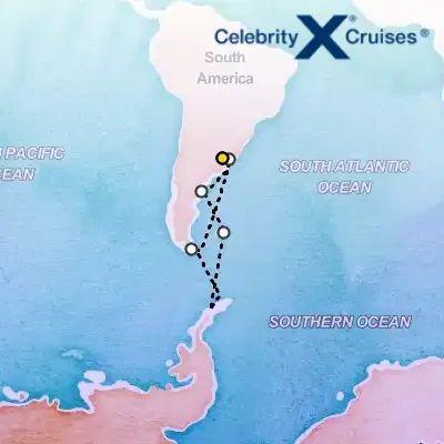 January 2nd, 2027  - Antarctica Cruise on the Celebrity Equinox