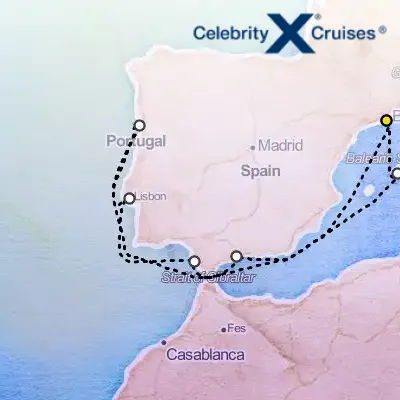 April 16th, 2026  - Best of Spain & Portugal Cruise on the Celebrity Equinox
