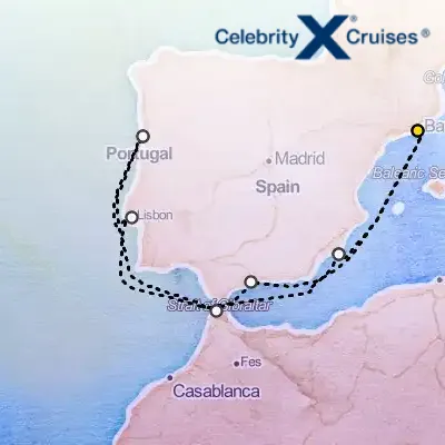 July 17th, 2025  - Spain & Portugal & Morocco Cruise on the Celebrity Equinox