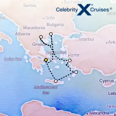 April 2nd, 2027  - Best of Greece Cruise on the Celebrity Infinity