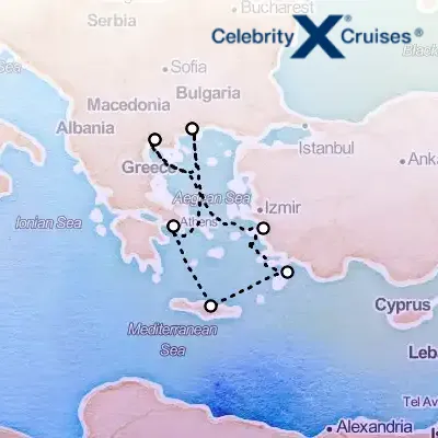 April 23rd, 2027  - Best of Greece Cruise on the Celebrity Infinity