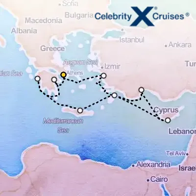 February 16th, 2026  - Best of Greece Cruise on the Celebrity Infinity