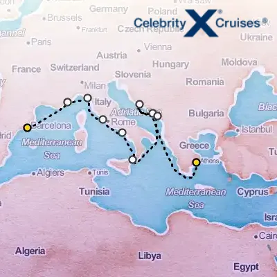 November 2nd, 2026  - Italy & Croatia & France Cruise on the Celebrity Infinity
