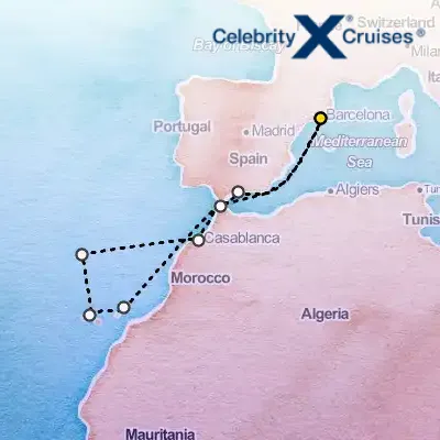 December 20th, 2026  - Canaries & Morocco Holiday on the Celebrity Infinity