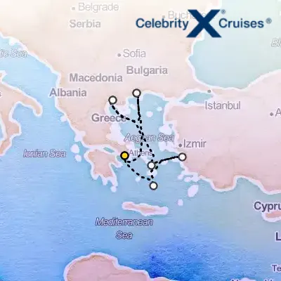 August 16th, 2025  - Best of Greece Cruise on the Celebrity Infinity