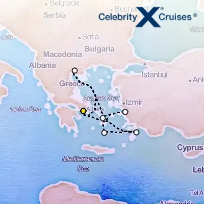 August 30th, 2026  - Best of Greece Cruise on the Celebrity Infinity