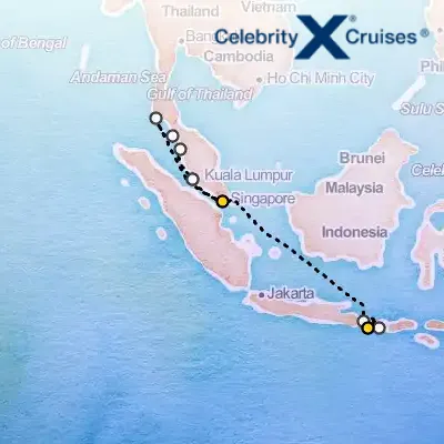 January 15th, 2026  - Bali & Malaysia & Thailand Holiday on the Celebrity Millennium