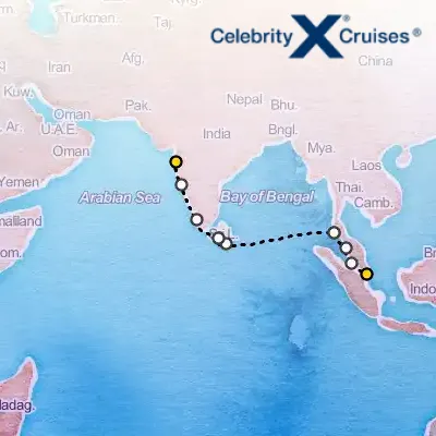 November 12th, 2025  - India, Sri Lanka & Thailand Cruise on the Celebrity Millennium