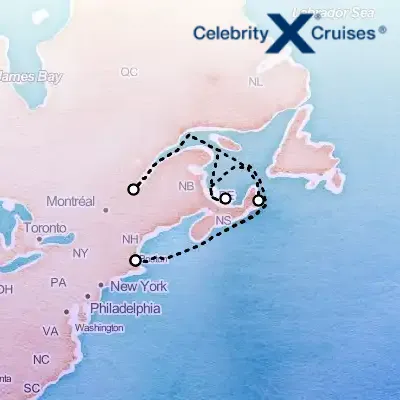 August 28th, 2025  - Canada & Boston Cruise on the Celebrity Silhouette
