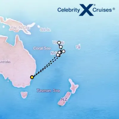November 10th, 2026  - South Pacific Islands Cruise on the Celebrity Solstice