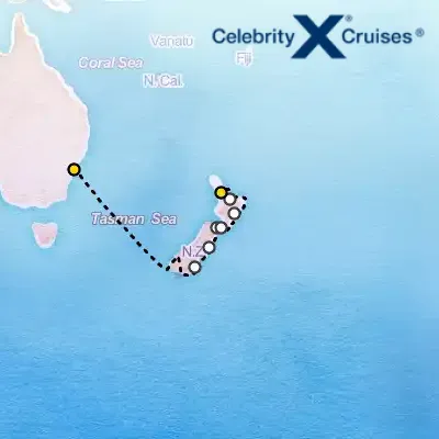 October 18th, 2026  - Best of New Zealand Cruise on the Celebrity Solstice