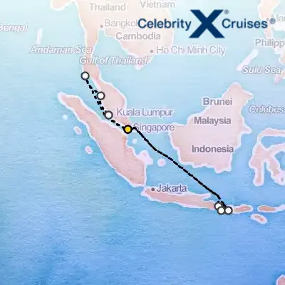 December 5th, 2026  - Bali, Thailand & Malaysia Cruise on the Celebrity Solstice