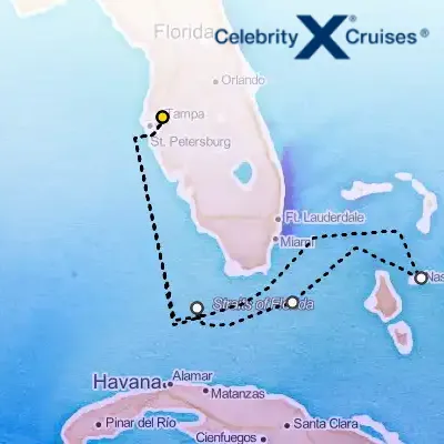 October 18th, 2026  - Key West & Bahamas Cruise on the Celebrity Summit