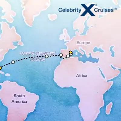 April 26th, 2026  - Spain & Portugal Transatlantic Cruise on the Celebrity Xcel