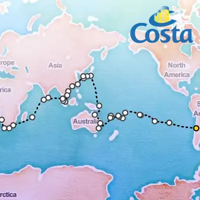 December 23rd, 2025  - Round World from San Antonio (Santiago), Chile Cruise on the Costa Deliziosa