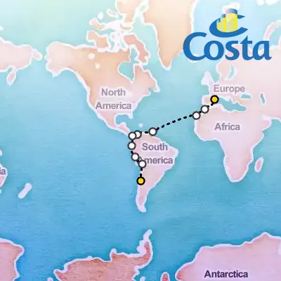 November 27th, 2025  - Round World from Barcelona on the Costa Deliziosa