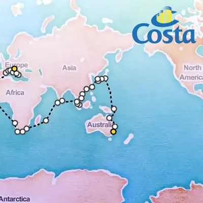 January 22nd, 2026  - Round World from Sydney Cruise on the Costa Deliziosa
