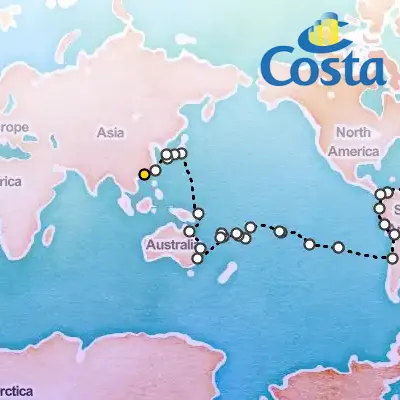 November 26th, 2025  - Round The World from Marseille Cruise on the Costa Deliziosa