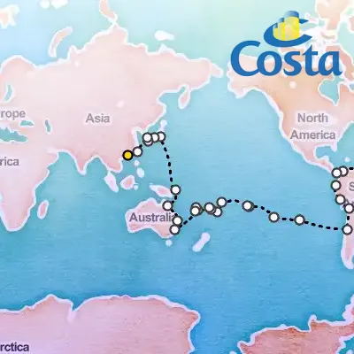 November 21st, 2025  - Round the World from Trieste Cruise on the Costa Deliziosa