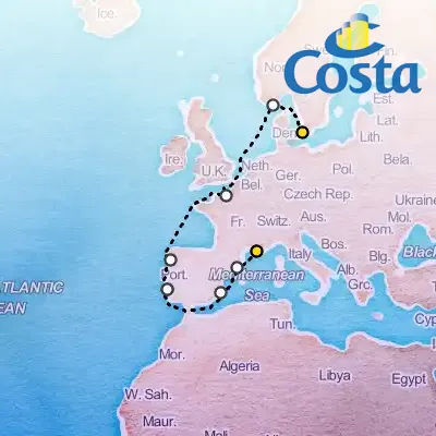 September 13th, 2025  - Transatlantic from Copenhagen on the Costa Diadema