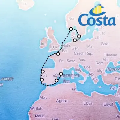 September 12th, 2025  - Transatlantic From Kiel Cruise on the Costa Diadema