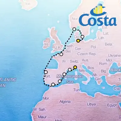 September 11th, 2026  - Transatlantic From Kiel Cruise on the Costa Diadema