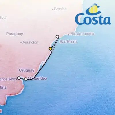 January 3rd, 2026 - Cruise from Itajai on the Costa Diadema