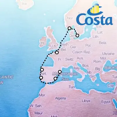 September 13th, 2025  - Transatlantic from Copenhagen on the Costa Diadema
