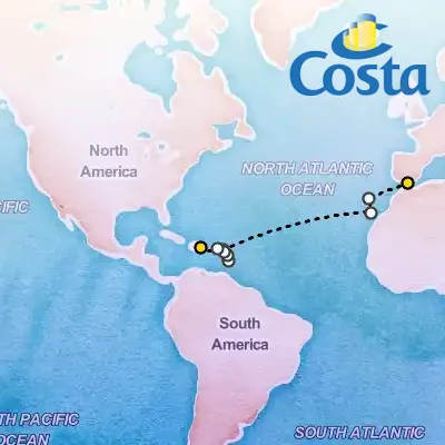 November 23rd, 2025  - Transatlantic from Malaga Cruise on the Costa Fascinosa