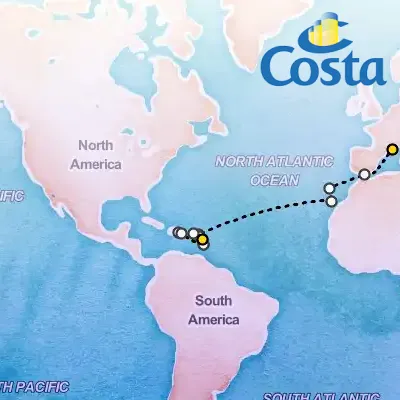 November 21st, 2025  - Marseille Transatlantic Cruise on the Costa Fascinosa