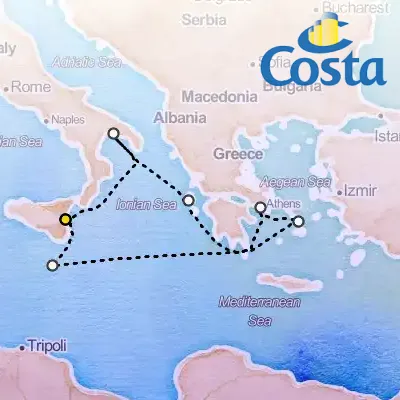 August 2nd, 2025  - Eastern Mediterranean Cruise on the Costa Fascinosa