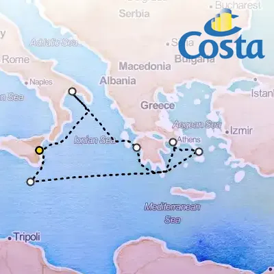 July 12th, 2025  - Eastern Mediterranean Cruise on the Costa Fascinosa